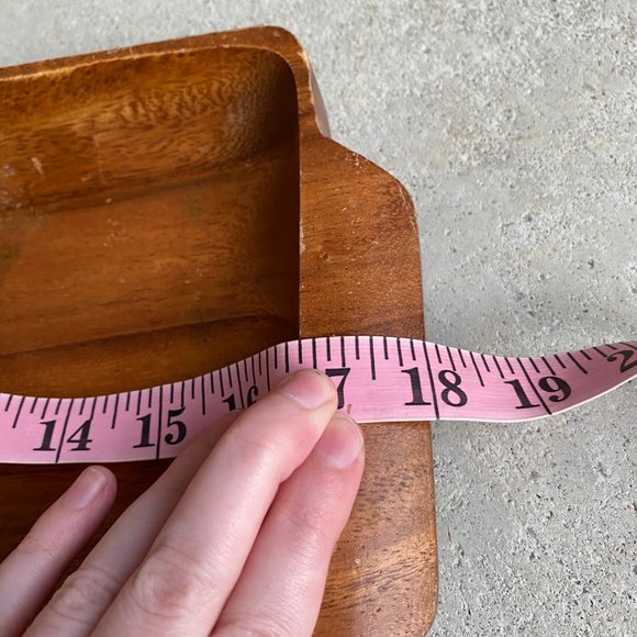 Vintage 3 Section Wooden Organizing Trinket Tray - Picture 9 of 11